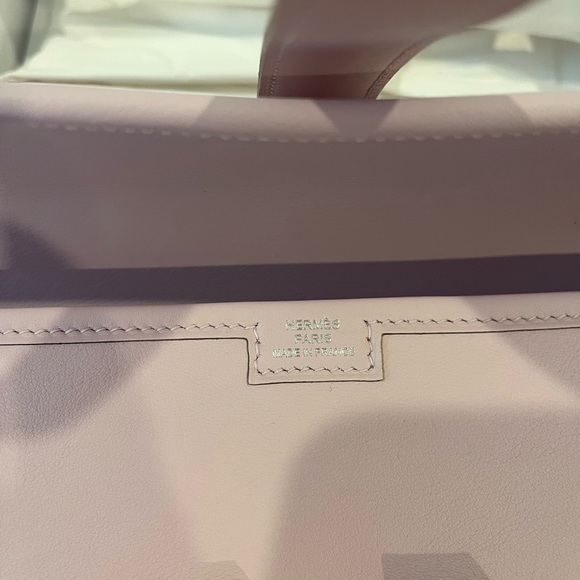 COPY - 2023 HERMES JIGE CLUTCH LIGHT MEAUVE/PINK SWIFT NEW IN BOX - Picture 9 of 10